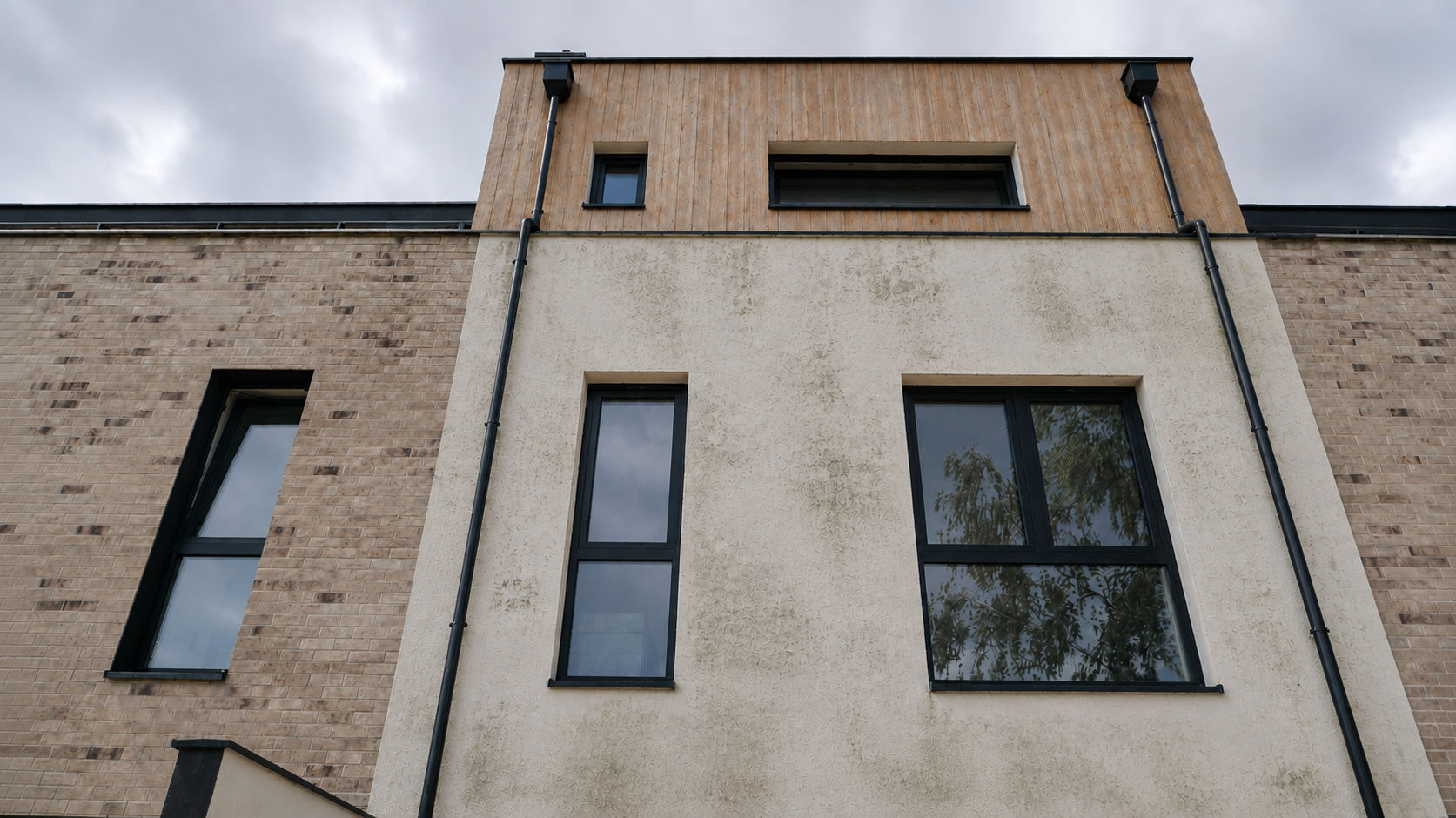 Fassade vor der Reinigung